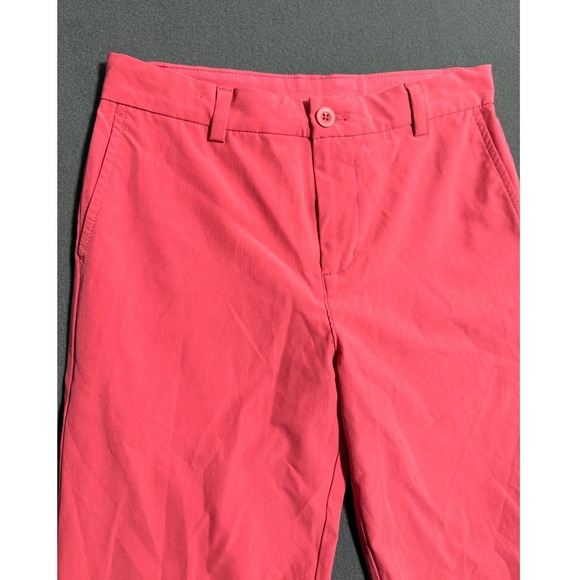 Vineyard Vines Performance Coral Pink Straight Leg Pants Youth Girl Size 16 - Picture 2 of 9
